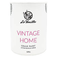 Крейдяна фарба Le Vanille Vintage Home chalk paint 0,75 л, Попелястий (Колір 15), фото 5