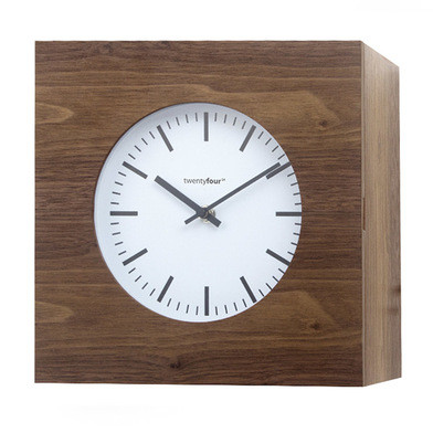 Настінні годинники Balvi Qubo, коричневі, фото 1