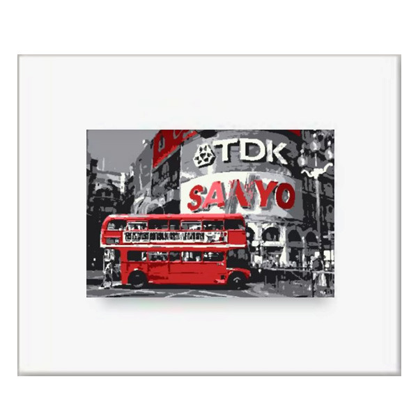 Картина на полотні "London Piccadilly", 31 х 26 см, фото 1