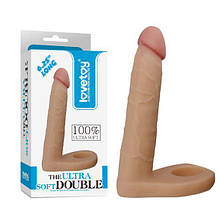 Насадка для подвійного проникнення 6.25" The Ultra Soft Double, Flesh