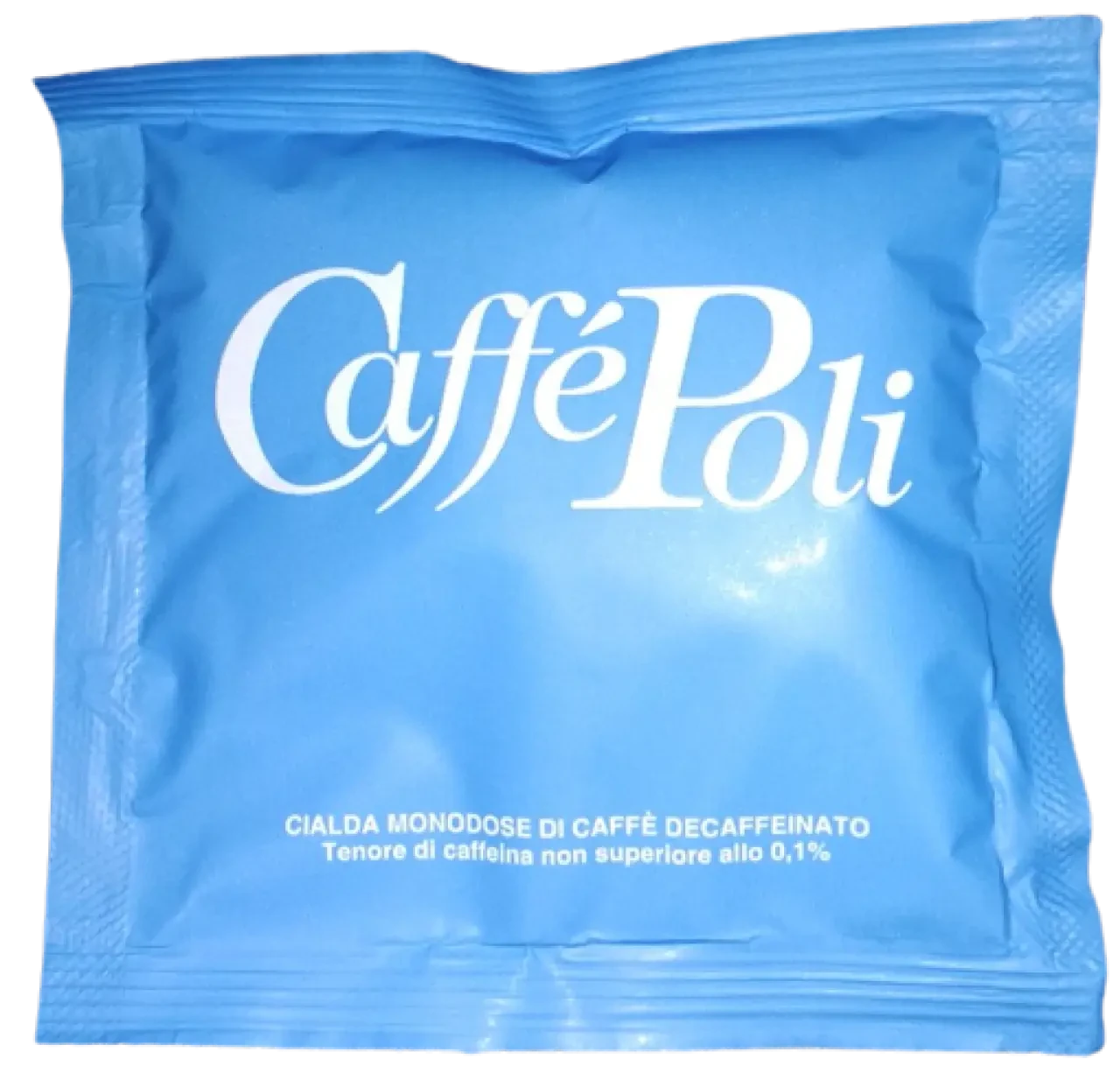 Кава в чалдах монодозах Caffe Poli Decaffeinato без кофеїну 100 шт Італія кава в таблетках