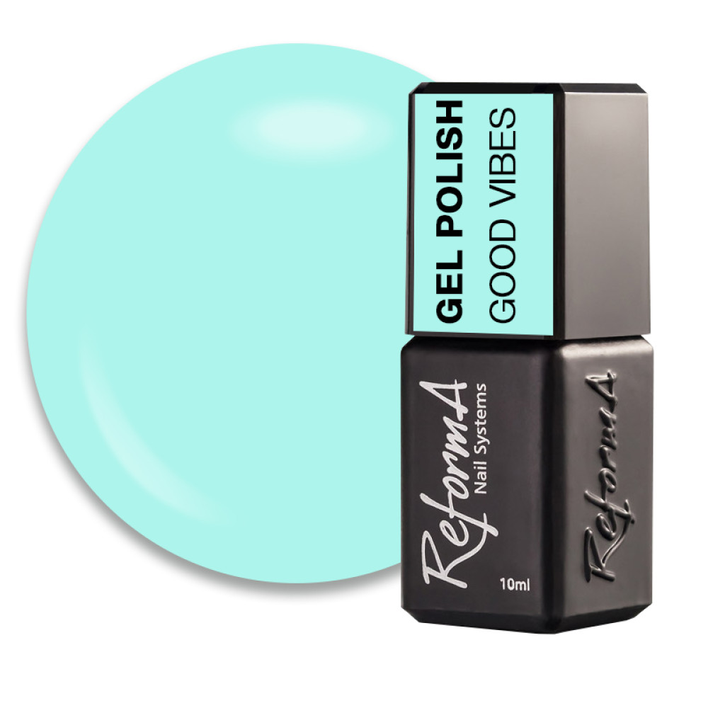 Гель-лак Reforma  Good vibes 941895 ніжний аквамарин. 10 мл, фото 1