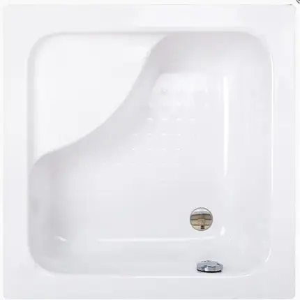 Душовий піддон Shower MINA SW-6078 90x90x45 см глибокий квадратний акриловий, фото 1