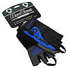 Рукавички для фітнесу HARD TOUCH FG-9525  (PVC, PL, відкриті пальці, р-р L, чорний-сині), фото 9