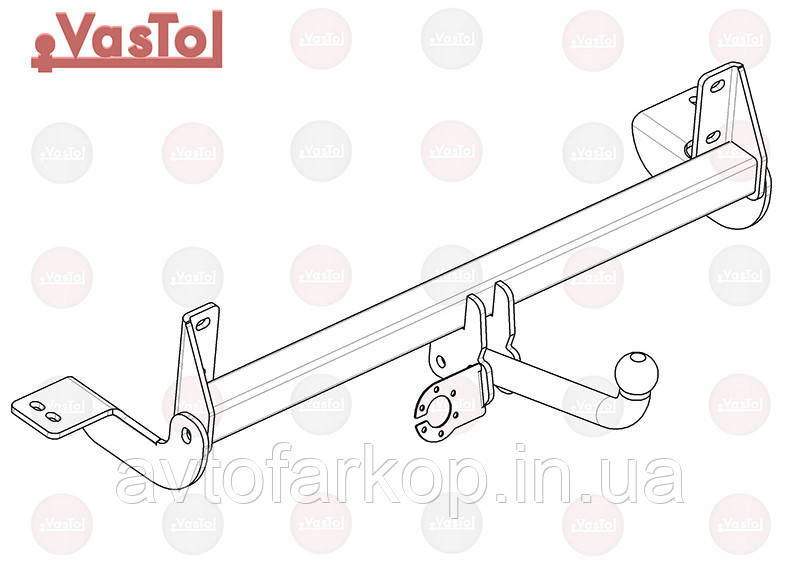 Фаркоп Opel Combo C (2001-2011)(Фаркоп Опель Комбо)VasTol, фото 1