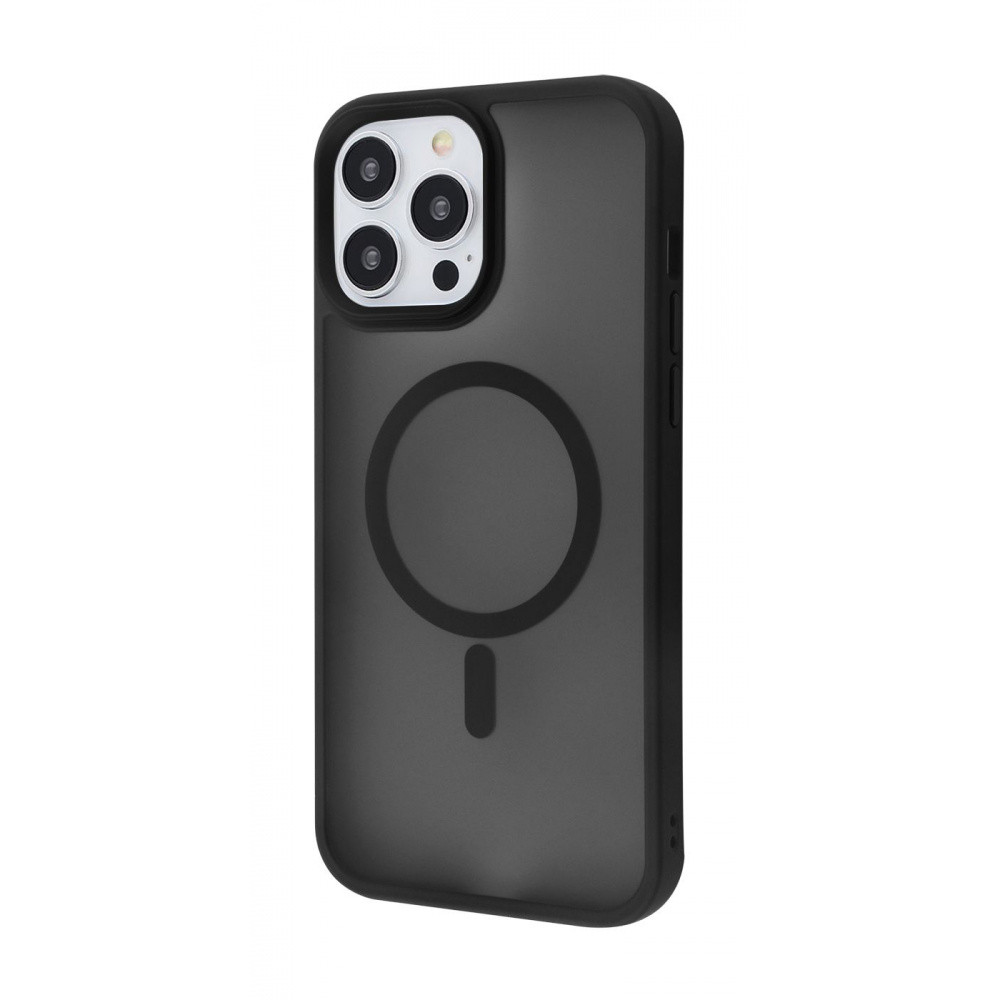 Чехол WAVE Matte Insane Case with Magnetic Ring iPhone 13 Pro Max mint black, фото 1