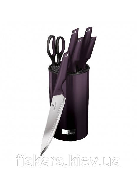 Набір ножів із 7 предметів Berlinger Haus Purple Eclipse Collection (BH-2798)