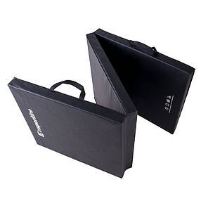 Складний гімнастичний килимок inSPORTline Trifold 180 x 60 x 5 см Колір Чорний, фото 3