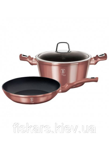 Набір посуду 3 предмета Berlinger Haus I-Rose Edition (BH-6042)