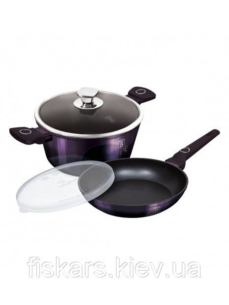 Набір посуду 4 предмета Berlinger Haus Purple Eclipse Collection (BH-7102)