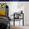 Приліжкова тумбочка IKEA KNARREVIK 42х34 см Чорна 205.699.77, фото 3