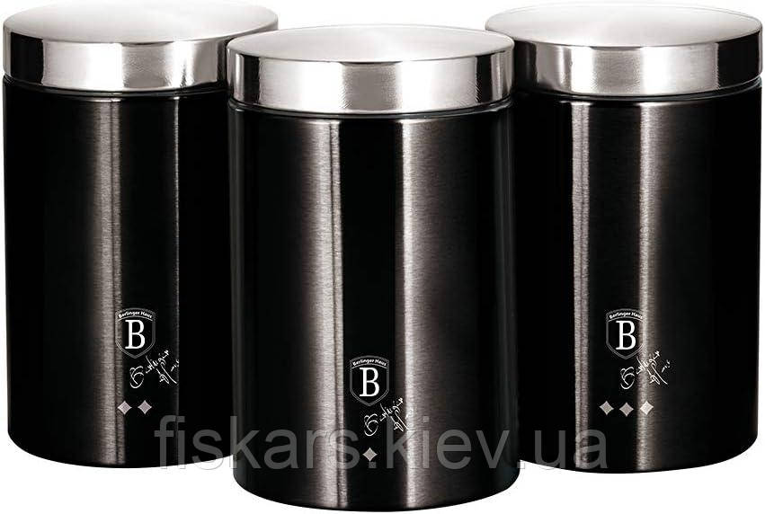 Набір контейнерів Berlinger Haus Black Silver Collection (BH-6296)