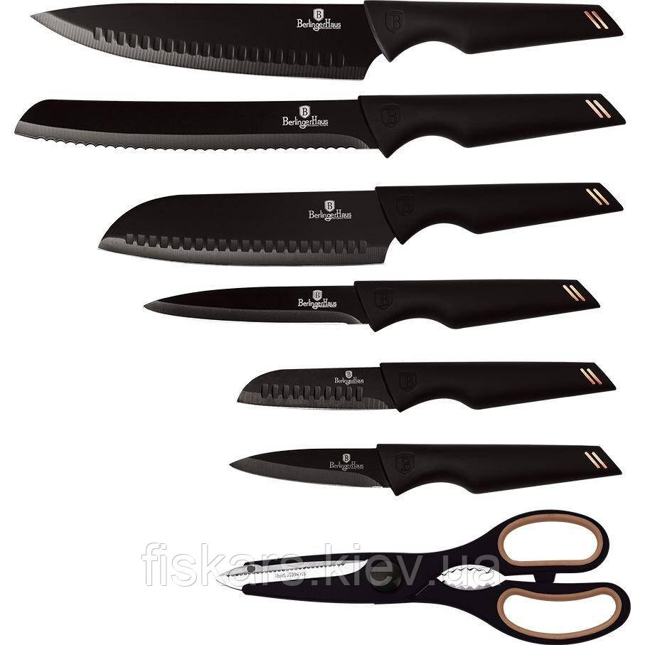Набір ножів із 7 предметів Berlinger Haus Black Rose Collection (BH-2688)