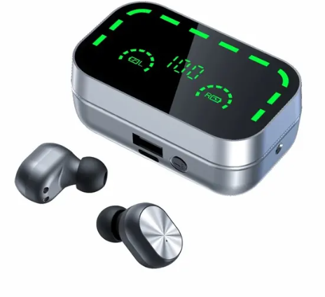 Бездротова Bluetooth-гарнітура YD03 TWS із зарядним пристроєм, світлодіодні навушники із шумозаглушенням і мікрофоном