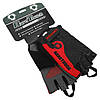 Рукавички для фітнесу HARD TOUCH FG-9525 (PVC, PL, відкриті пальці, р-р M, чорний-червоний), фото 5