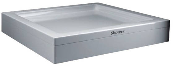 Душовий піддон Shower CARISMA SW-8692 80х80х18 см квадратний акриловий, фото 4