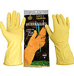 Рукавиці господарські HOUSEHOLD GLOVES, розмір M, 12пар/уп, фото 2