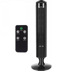 Вентилятор колонний Ruhhy Wentylatow Tower 84 см 50 Вт з пультом ДК Чорний