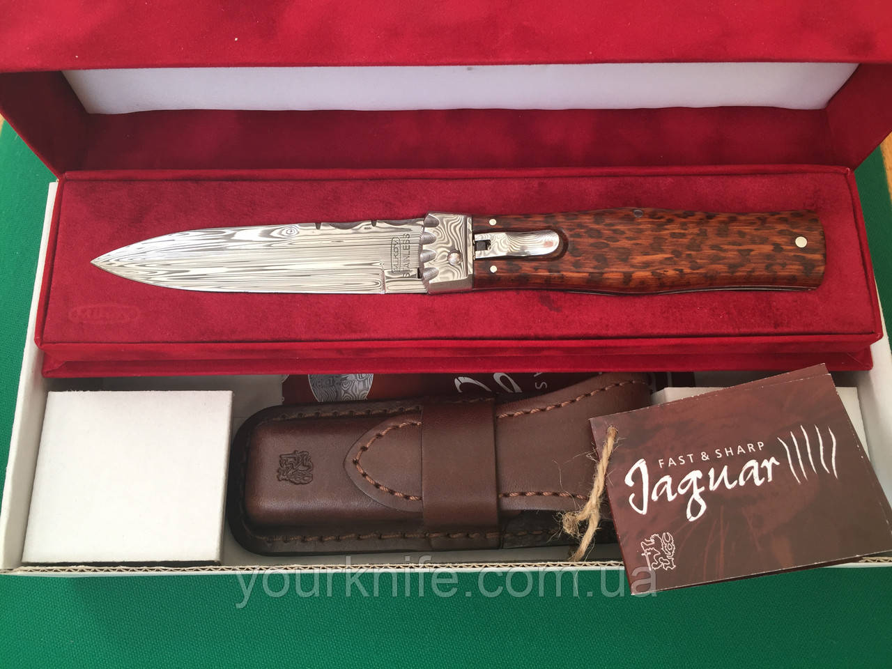 Ніж автоматичний Mikov Predator 241-DD-1/JAGUAR