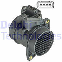 Датчик масової витрати повітря (ДМВП) Volkswagen Passat Skoda Octavia 1.8 T 96-10 (Delphi AF10376-12B1)
