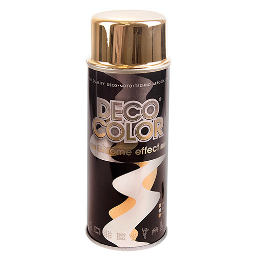 Deco Color Фарба аероз. 400ml/хром золотий