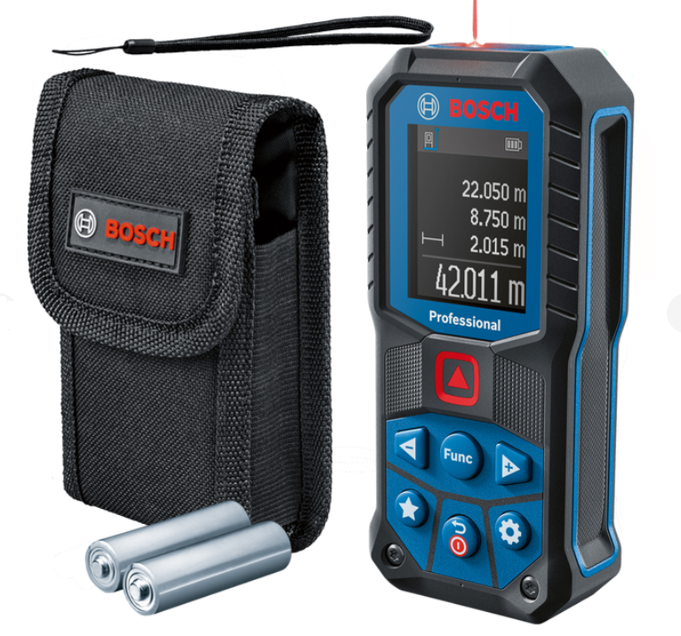 Лазерний далекомір-рулетка Bosch Professional GLM 50-22 (вимірювання до 50м, ступінь захисту IP65)