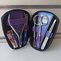 Манікюрний набір KDS Чехія #04-7103 Zip у футлярі 6 предметів