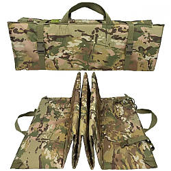 Каремат 67*187 см з ущільнювачем Пінополіетилен 10 мм полікордура Піксель,Мультикам,Олива