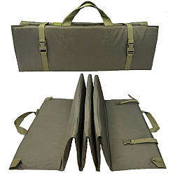 Каремат 67*187 см з ущільнювачем Пінополіетилен 10 мм полікордура Піксель,Мультикам,Олива