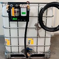 Міні заправка для дизельного палива без лічильника, єврокуб, 220 В, 40 л/хв