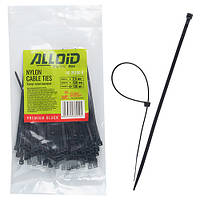 Хомут пластиковий Alloid 2.5 х 100 шт./пач чорний (PC-25100 B)