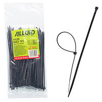 Хомут пластиковий Alloid 2.5 х 150 100 шт./пач чорний (PC-25150 B)