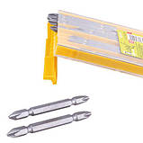 Alloid. Набор бит магнитных двухсторонних для шуруповерта PH2  75мм, S2 (10шт), фото 3