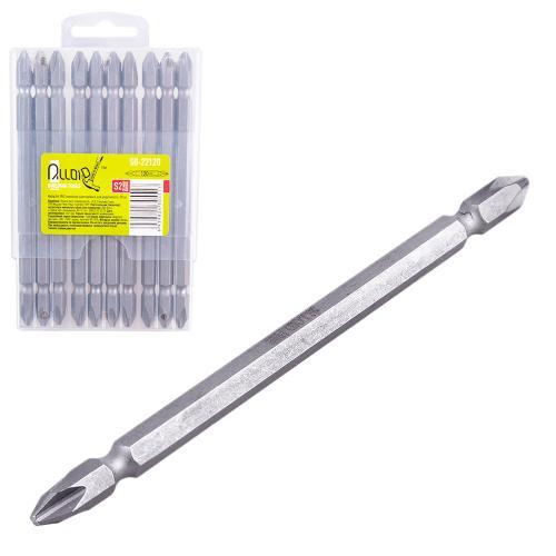 Alloid. Набор бит магнитных двухсторонних для шуруповерта PH2 120мм, S2 (10шт), фото 1