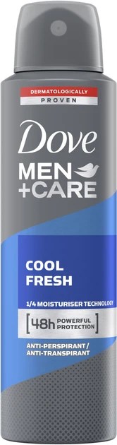 Антиперспірант для чоловіків Dove Men+Care охолоджуюча свіжість 48h, 150 мл