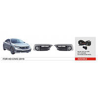 Фари дод.модель Honda Civic/2019-/HD-0962/H8-12V35W/ел. дріт