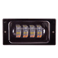 Фары LED доп.модель LADA/2110-14/LD-519 L2-W/Y/12-24V/40W/4LED-3000K/6000K