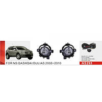 Фари доп.модель Nissan Qashqai 2006-10/NS-295/H11-12V55W/ел. проводка