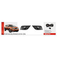 Фари дод.модель Nissan Murano 2015-18/NS-374/H11-12V55W/ел. дріт