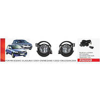 Фари дод.модель Renault Logan 2005/Scenic II/Laguna II/Megane II/RN099B/H11-12V55W/ел. дріт