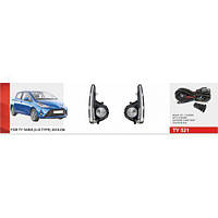 Фари дод.модель Toyota Yaris 2018-20/TY-521A/H11-12V55W/ел. дріт