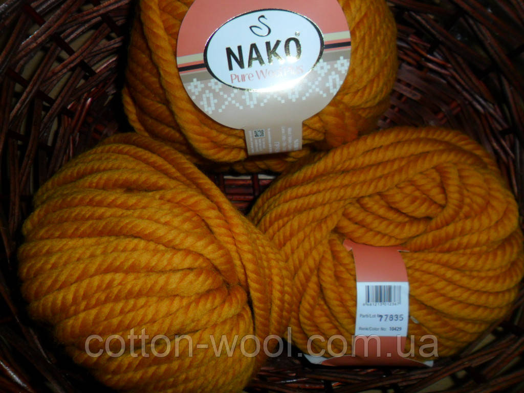 Nako Pure Wool Plus (Нако пур вул) товста 100% вовна 10429