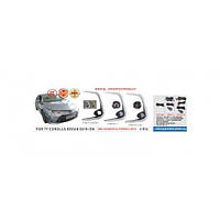Фари дод.модель Toyota Corolla SD 2018-/TY-9377-L2Led-1/LED-12V6W6W/Hакладки/DRL+TURN/ел. дріт