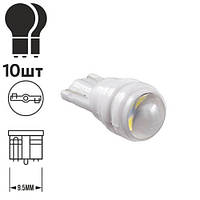Лампа PULSO/габаритная/LED T10/W2.1x9.5d/W5W/1SMD/3D/CERAMIC/12v/0.5w/65lm White