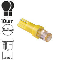 Лампа PULSO/габаритная/LED T5/1SMD-3030/12v/0.5w/3lm Yellow