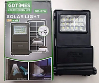 Переносний ліхтар powerbank зарядна станція gd 07a на сонячній енергії з виносними лампочками