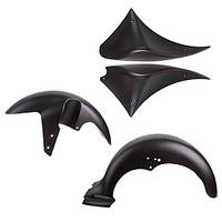 Комплект крил і накладок бака для електроскутера Chopper r804-m1 Black