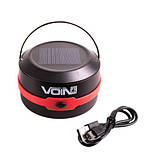 Ліхтар для кемпінгу VOIN VL-53, 3W XPE/Power Bank1200mAh/сон. панель/складний, фото 3