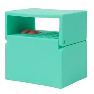 Ендобокс пластиковий з пам'яттю, 20 отворів, ЗЕЛЕНИЙ