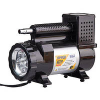 Компресор "Торнадо" KA-T12181 150pri/15Amp/40 л/ліхтар/прикур.+ перехідник/шланг 3,0 м